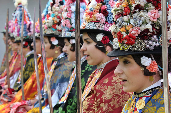 Spring Procession of kraljice (queens) or ljelje from Gorjani
